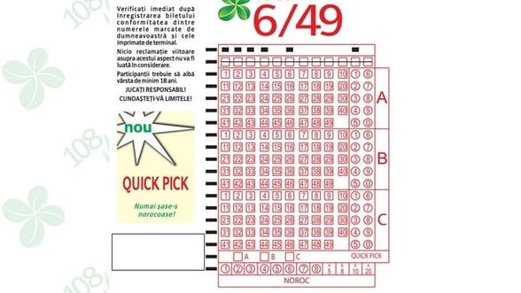 Bilet Loto 6/49 lkodi