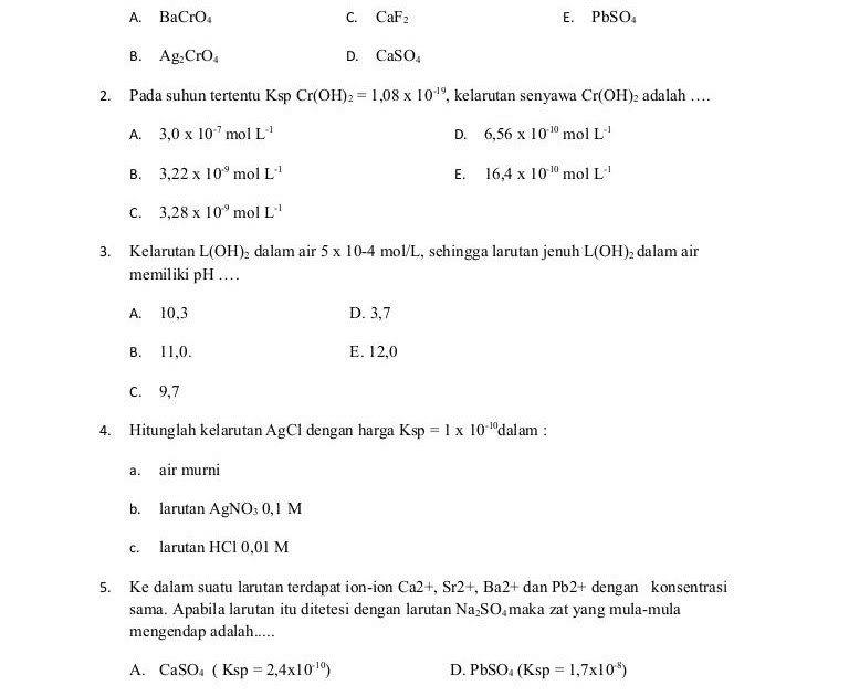 Soal Kimia Kelas 11 Semester 2 Asam Basa Dan Pembahasannya