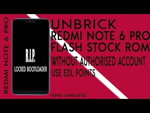 Test points or Edl mode in Redmi note 6 pro