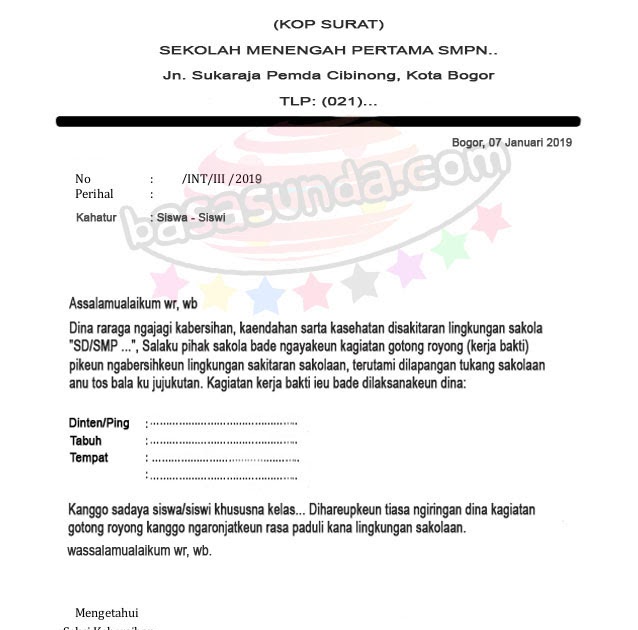 Contoh Bagian Bubuka Laporan Kagiatan Bahasa Sunda 17+ Contoh Pedaran