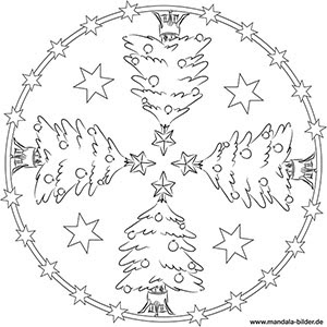 Weihnachtsbilder Malen Für Kinder - Weihnachtsmotiv