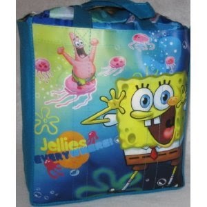 SpongeBob Sleeping Bag 3 Piece Set - Slumber Sack, Pillow, and Tote Bag
