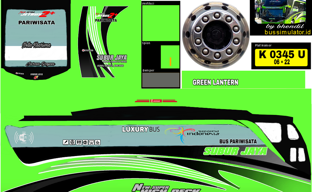Download Livery Bussid Stiker Bus Simulator Keren Galeri Kata