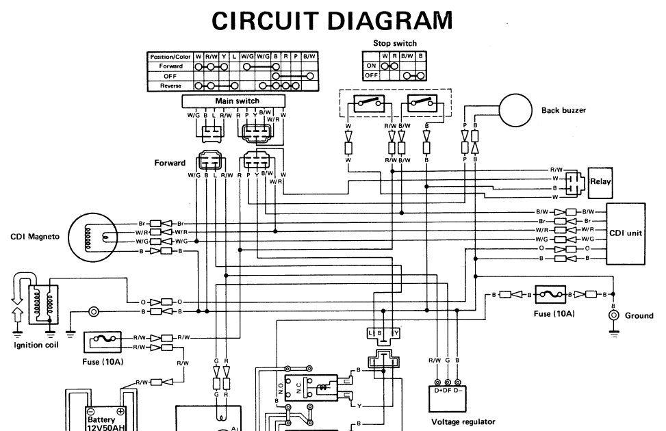 Yamaha G3 Wiring Diagram
