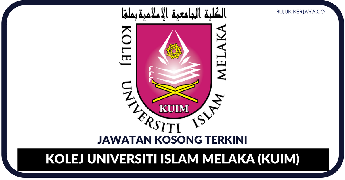 Permohonan Kolej Universiti Islam Melaka 2019 Surat Rasmi 1