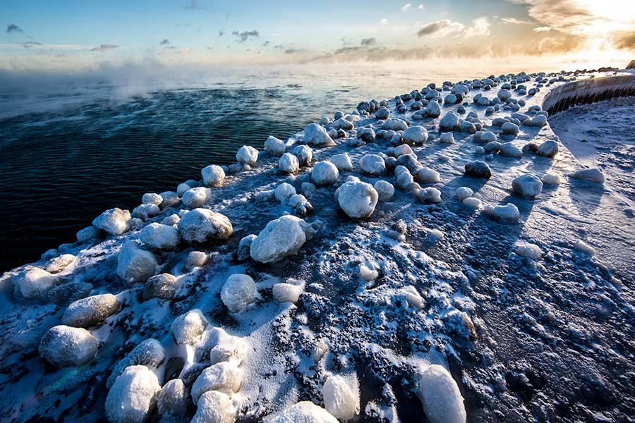Polar Vortex 2014: Photos of a Chicago Deep Freeze Polar Vortex 2014: Photos of a Chicago Deep Freeze winter ice Chicago