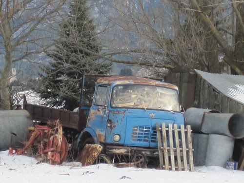 Camió Berliet a La Perxa (Alta Cerdanya)