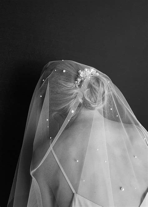 THEODORE pearl chapel wedding veil TANIA MARAS THEODORE pearl chapel wedding veil TANIA MARAS