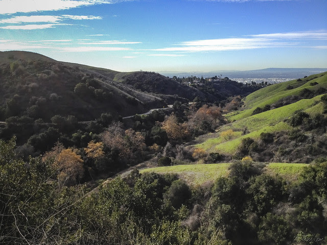 View from Whittier hills