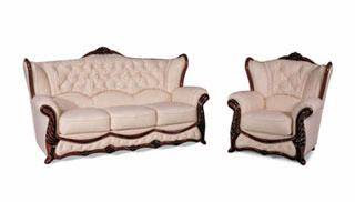 Leather Wood Sofa,Italy Wooden Sofa,Leather Wood Furniture