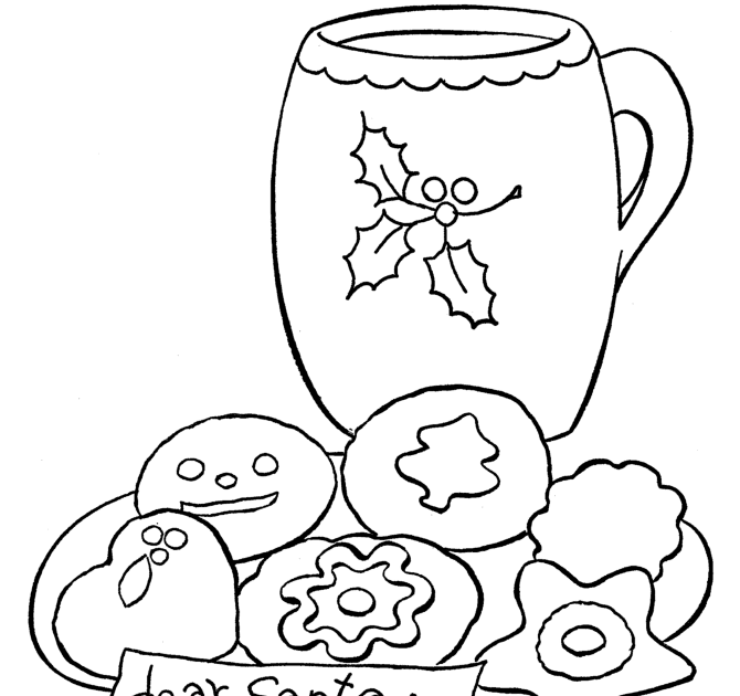 Christmas Cookie Coloring Sheets : Christmas Cookie Coloring Pages At ...