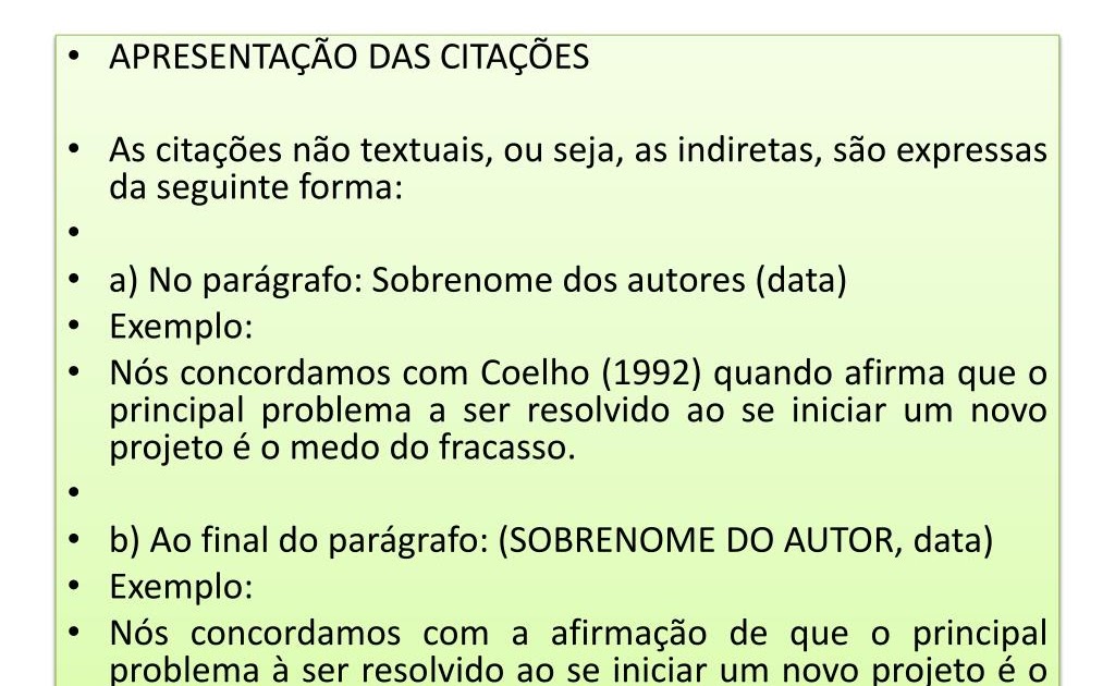 Como Fazer Citacao Em Artigo Academico 9689