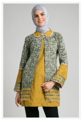 40 Model Baju Batik Atasan Wanita Terbaru 2019 Desain 
