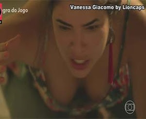 Vanessa Giacomo super sensual na novela Regra do jogo