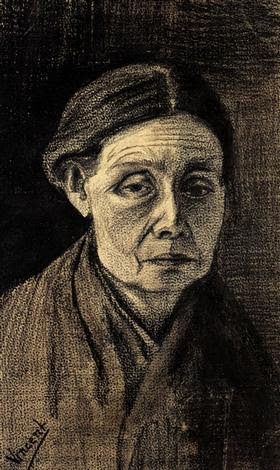 Cabeza de una mujer, Vincent van Gogh