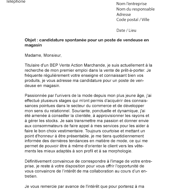Lettre De Motivation Chez Kiabi  Perodua t