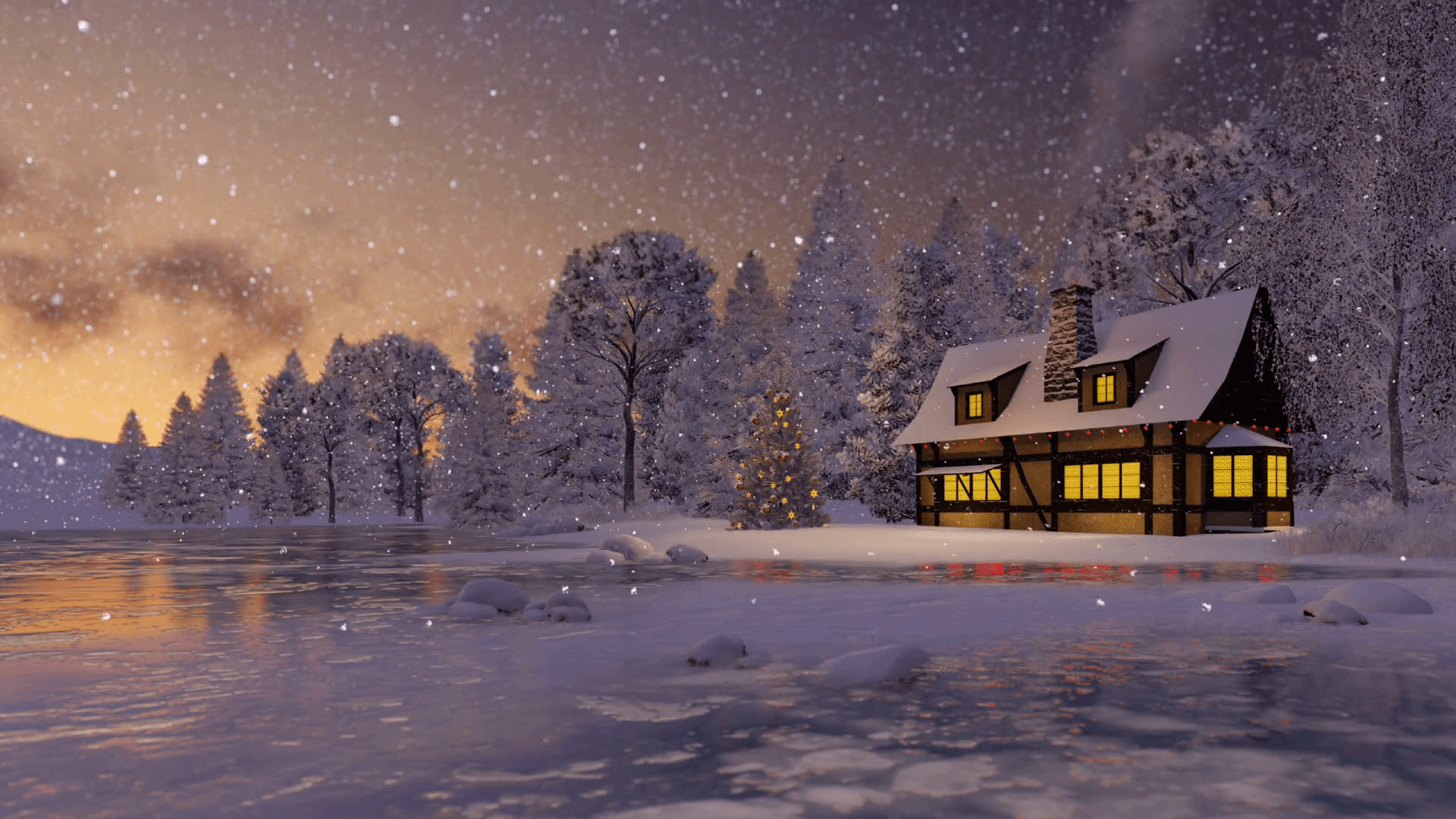 11++ Cozy Winter Cabin Desktop Wallpaper - Venera Wallpaper