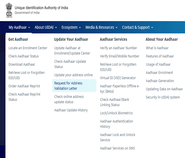 now you can update address in aadhaar without