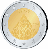 Face comemorativa da moeda de €2 Face comemorativa da moeda de €2