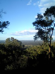 View from the Blue Mountains Hawkesbury Heights Bush Retreat