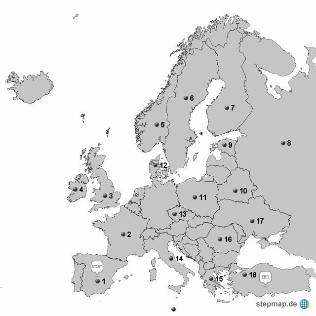 Europa Karte Ausdrucken Pdf - Meine Weltkarte - Weltkarte zum Ausmalen