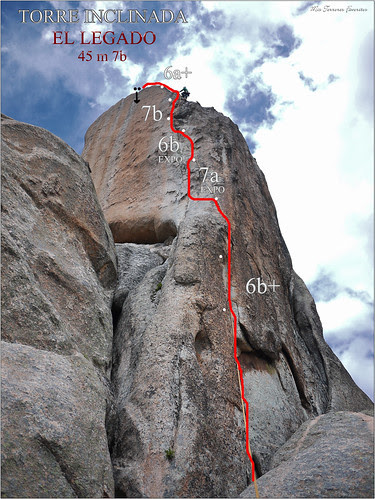 CROQUIS EL LEGADO 7B - TORRE INCLINADA - PEDRIZA