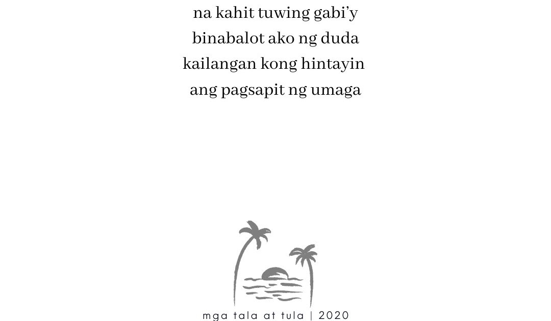 Tula Tungkol Sa Paglubog Ng Araw
