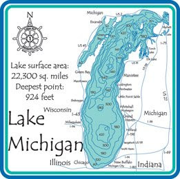 Lake Michigan Contour Map | Draw A Topographic Map