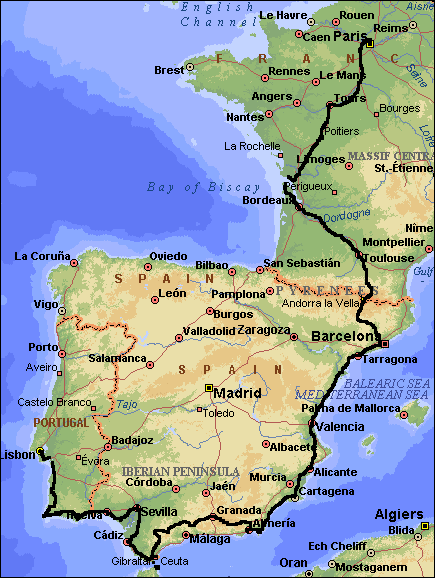 Sevilla Karta | Karta