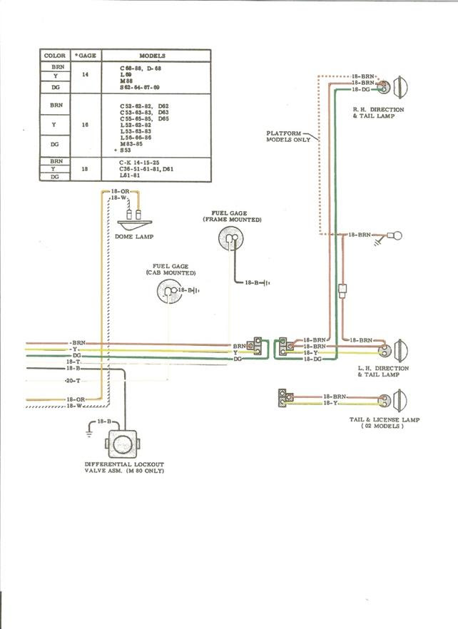 65 Mustang Tail Light Wiring Diagram Schematic