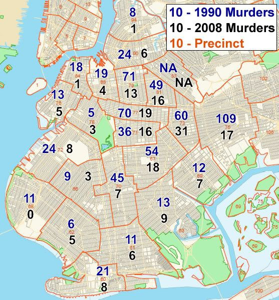 Brooklyn Police Precinct Map | Tourist Map Of English