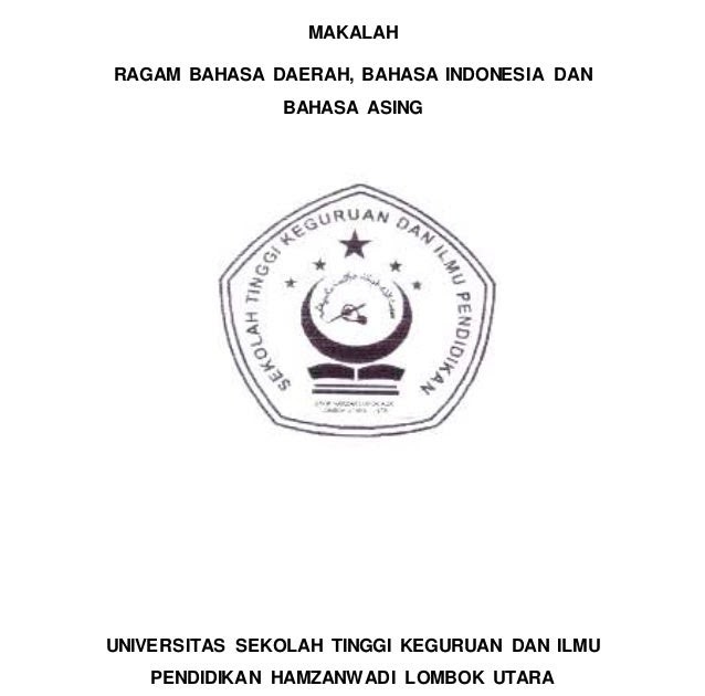 Contoh Makalah Karya Ilmiah Tentang Pendidikan Karakter
