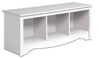 new white prepac large cubbie bench 4820 storage usd $ 114 new white prepac large cubbie bench 4820 storage usd $ 114