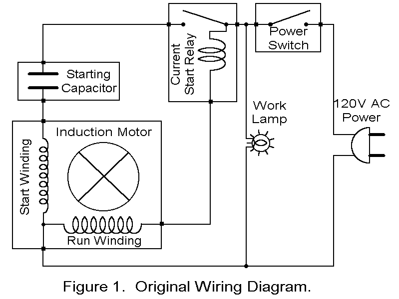 Single Phase Run Capacitor Wiring Diagram