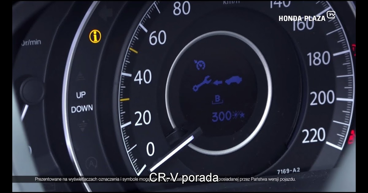 Honda Crv Znaczenie Kontrolek