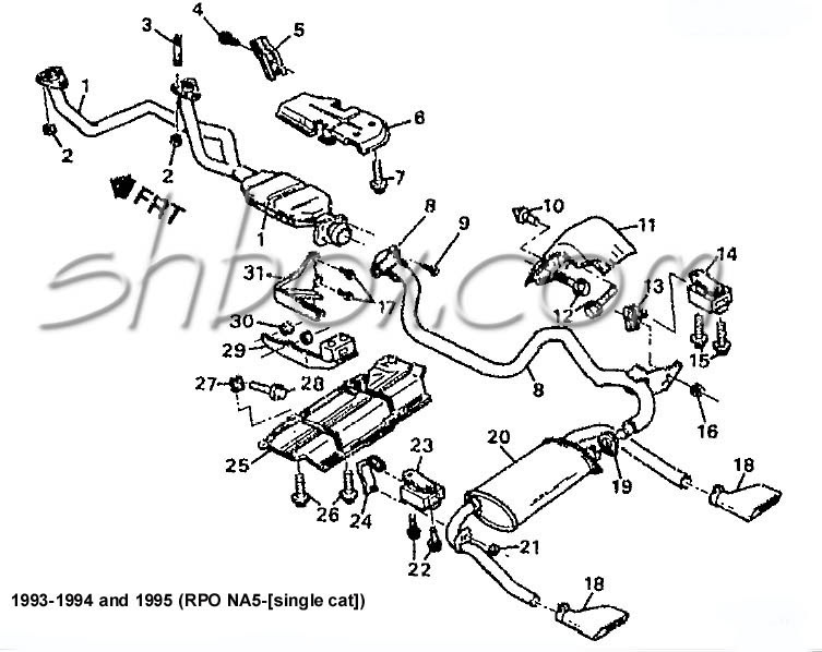 1995 Chevy Silverado Exhaust Diagram - Wiring Diagram Source
