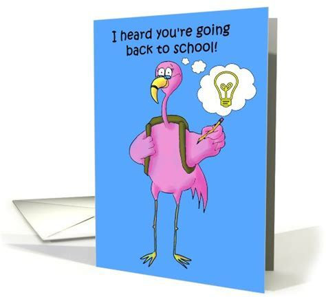 Going Back To School Whimsical Pink Flamingo Encouragement Going Back To School Whimsical Pink Flamingo Encouragement