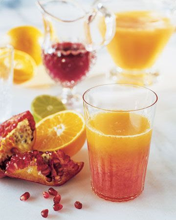 http://www.pinterest.com/pin/216243219579779260/ Pomegranate-Citrus Juice Citrus never becomes boring when you mix together juice from a variety of fruits, including grapefruits, oranges, tangerines, and tangelos. Add pomegranate juice for a dose of color, flavor, and antioxidants