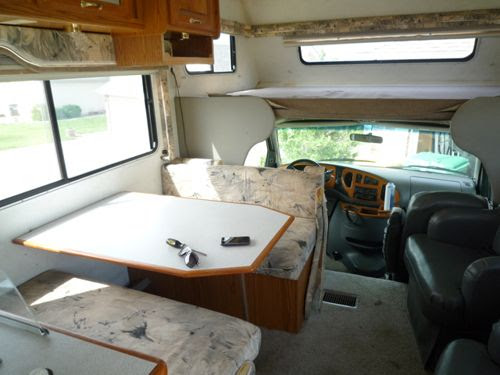 RV renovation Jayco Designer Before 7