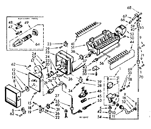 Kenmore Coldspot Model 106 Parts Diagram