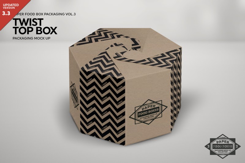 Download Download Twist Top Box Packaging Mock Up Psd Mockup Bi Fold Mockup Free Download PSD Mockup Templates
