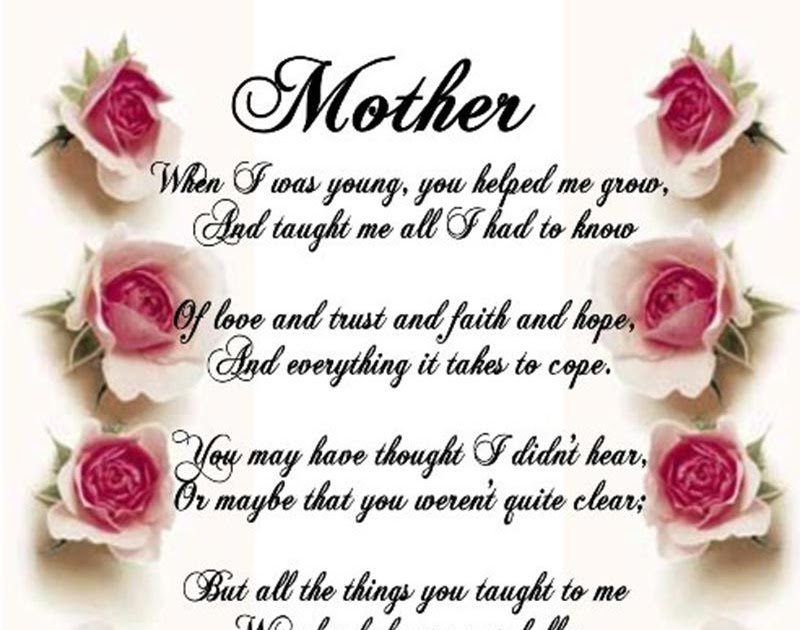 Happy Mothers Day Poem To Wife - TERNQ