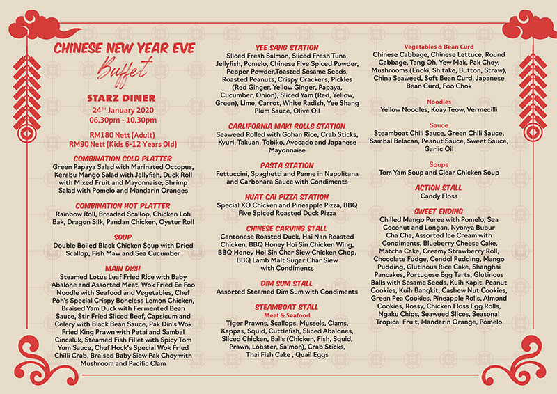 Chinese New Year Buffet Dinner 2020 Penang - Latest Buffet Ideas