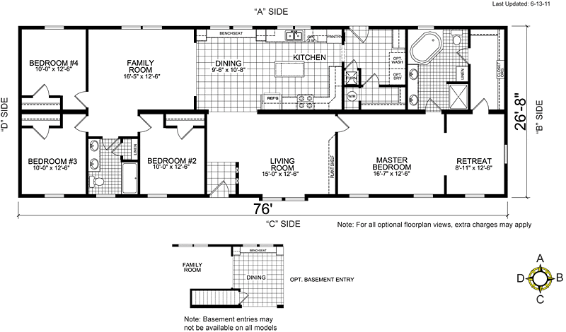 1999 Double Wide Mobile Home Floor Plans House Storey