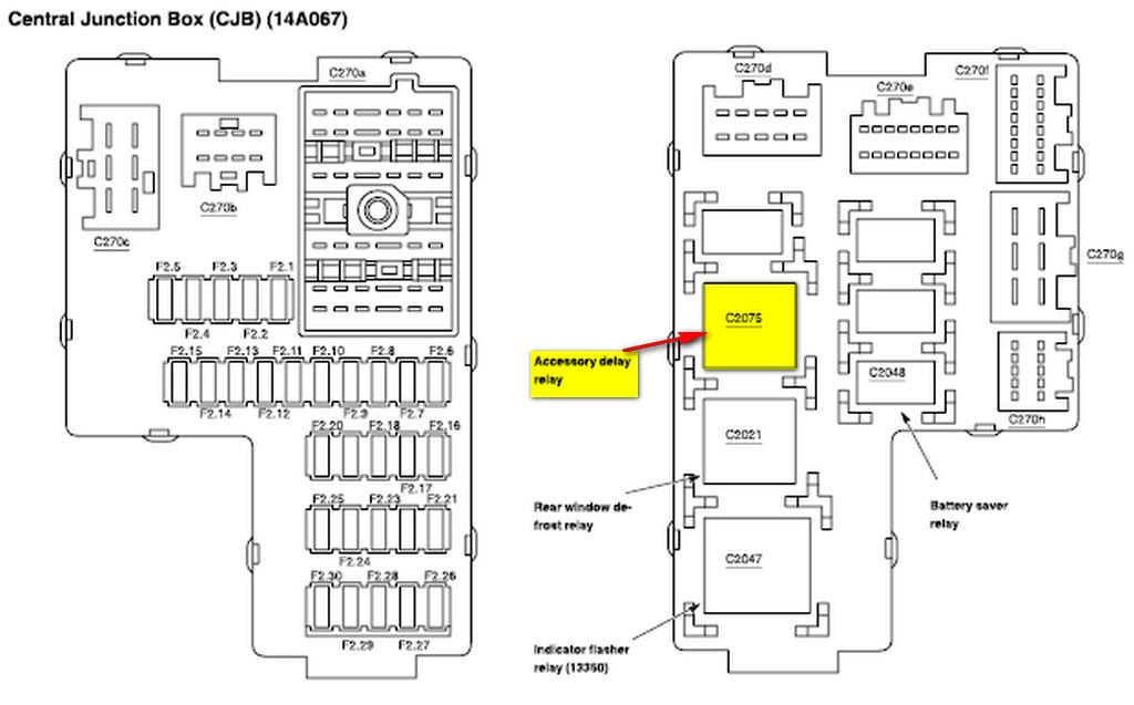 schematics and diagrams: ford 2005 explorer power windows and A/c