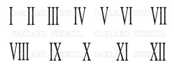 Number Six In Roman Numerals - NUMBERNO