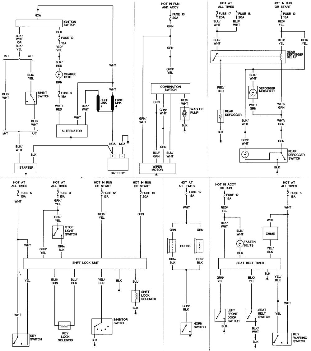 93 Subaru Legacy Wiring Diagram