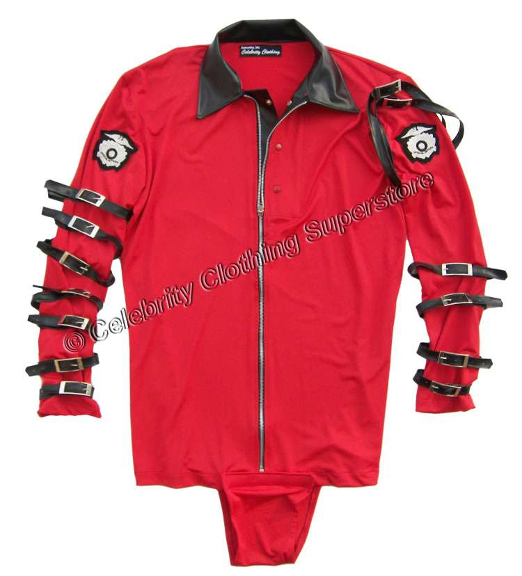 Michael Jackson Red Bodysuit