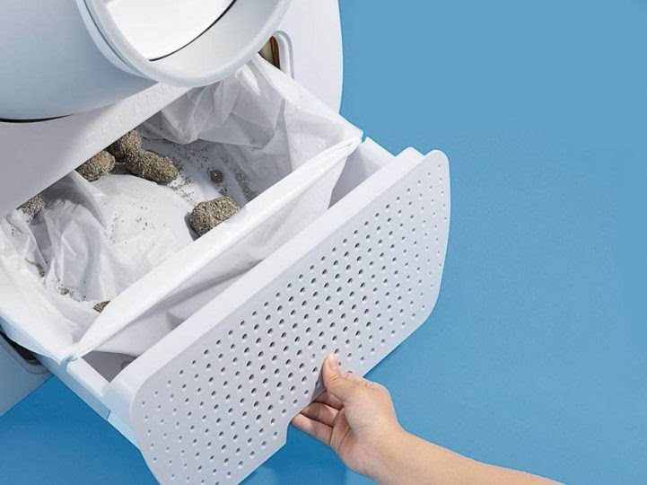 This is the new cat litter box with automatic collection that Xiaomi