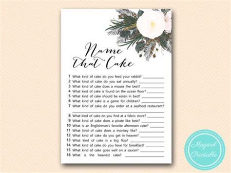 White Flower Bridal Shower Games Printabell ? Express White Flower Bridal Shower Games Printabell ? Express